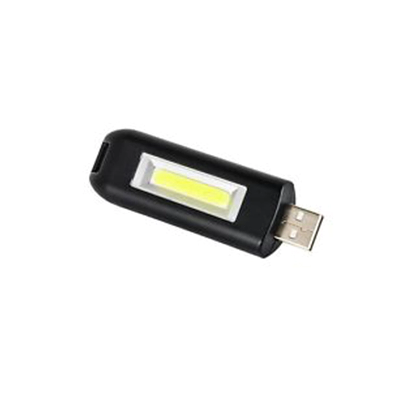 Mini USB rechargeable COB LED keychain