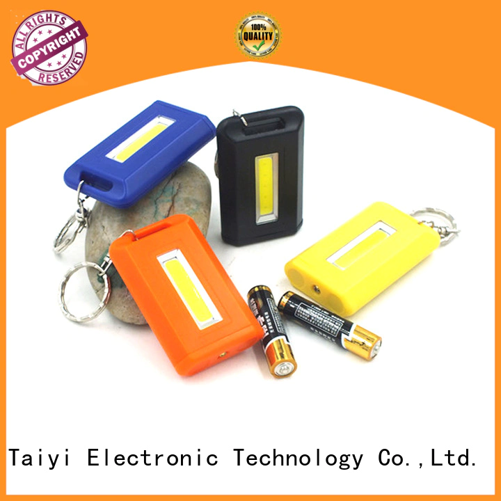 colorful custom keychain light super for multi-purpose work light Taiyi Electronic