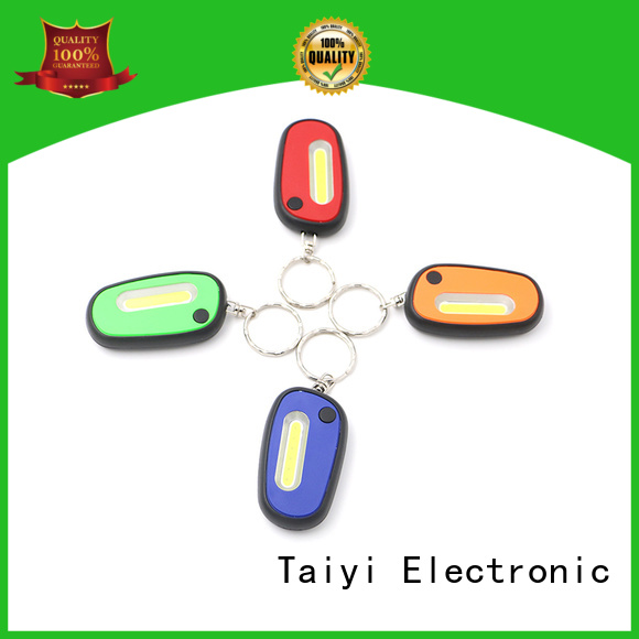 Taiyi Electronic professional flashlight keychain with logo wholesale for electronics