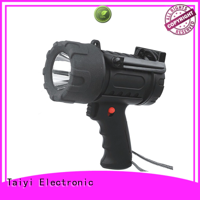 Taiyi Electronic durable portable spotlight with stand manufacturer for camping