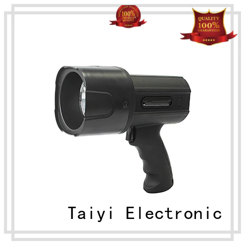 Taiyi Electronic light portable spotlight with stand wholesale for search