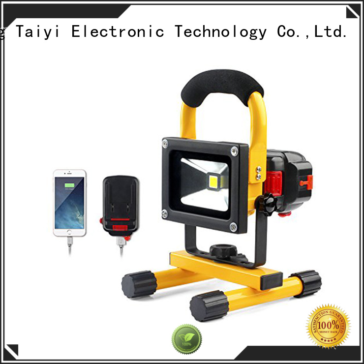 Taiyi Electronic cabinet portable rechargeable work lights wholesale for roadside repairs