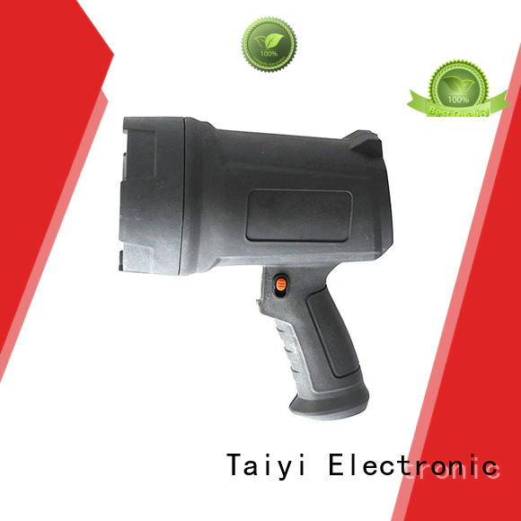 Taiyi Electronic durable 12v handheld spotlight manufacturer for security