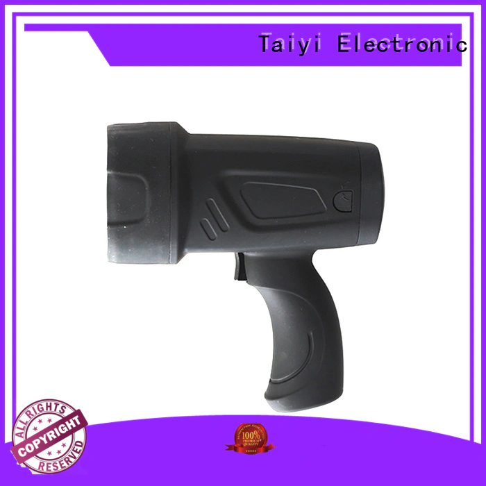 Taiyi Electronic powerful led handheld spotlight 12v supplier for security