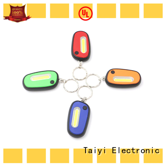 Taiyi Electronic high quality flashlight keychain with logo wholesale for multi-purpose work light