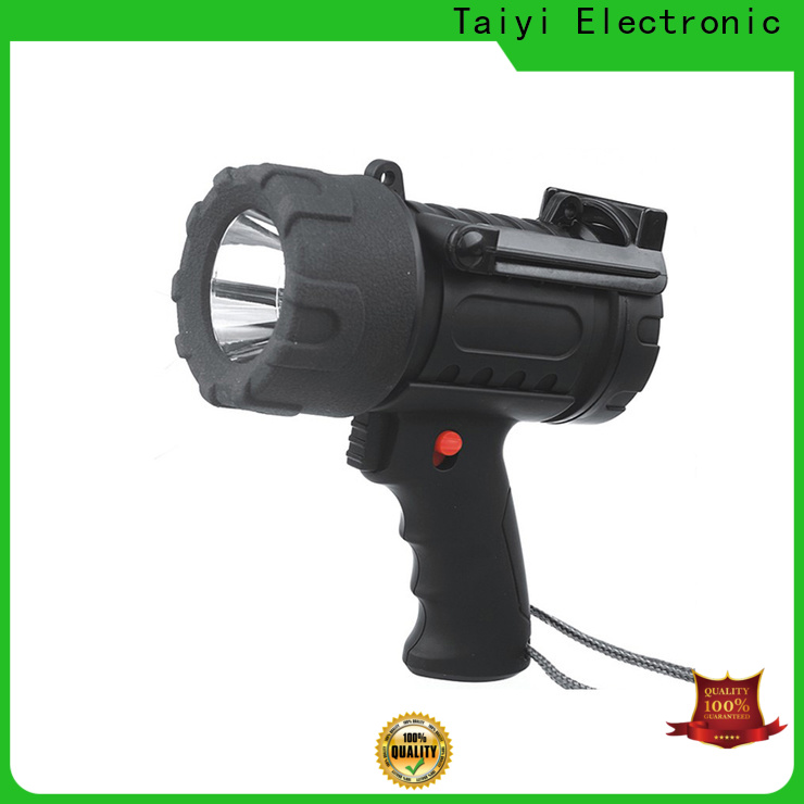 Taiyi Electronic operated 12v handheld spotlight supplier for sports