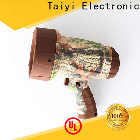 Taiyi Electronic high quality powerful rechargeable spotlight wholesale for vehicle breakdowns