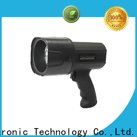 high quality rechargeable handheld spotlight light supplier for camping