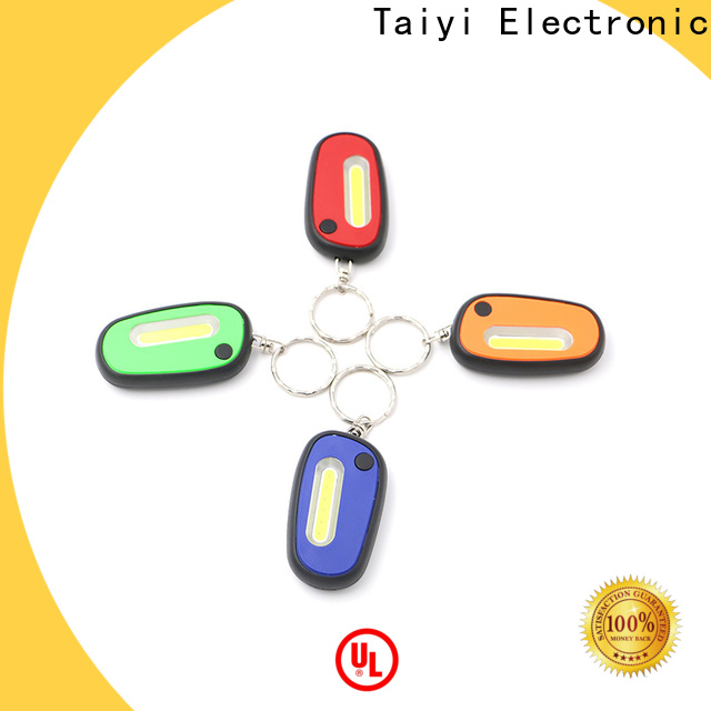 Taiyi Electronic colorful promotional flashlight keychains manufacturer for multi-purpose work light