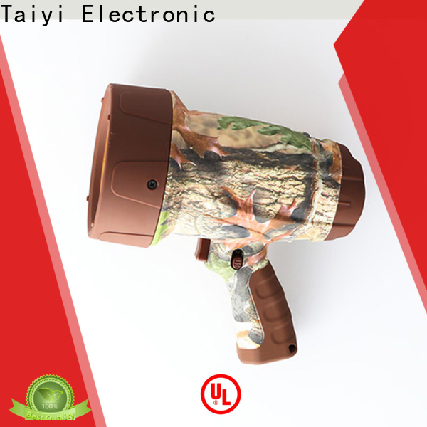 Taiyi Electronic durable portable spotlight with stand supplier for search