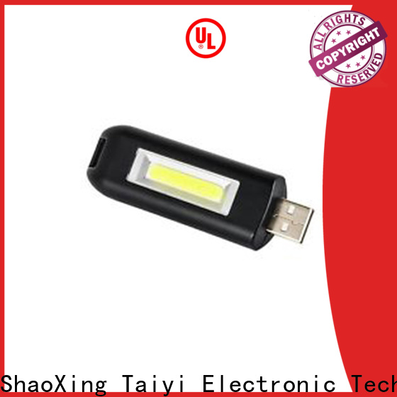 Taiyi Electronic rechargeable best keychain light manufacturer for roadside repairs