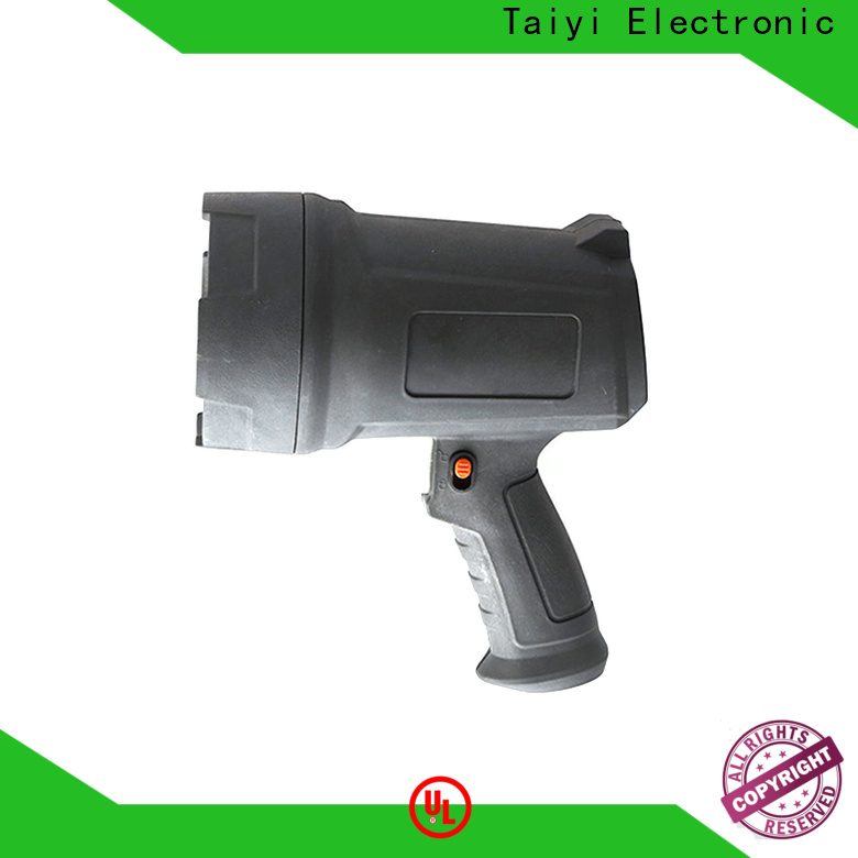 Taiyi Electronic durable portable spotlight with stand wholesale for search