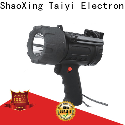 Taiyi Electronic high quality halogen handheld spotlight supplier for camping