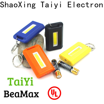 Taiyi Electronic solar flashlight keychain with logo wholesale for electronics