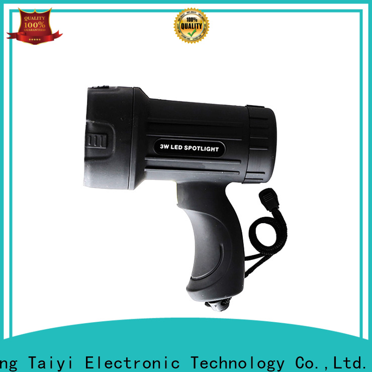 Taiyi Electronic professional waterproof rechargeable spotlight manufacturer for search