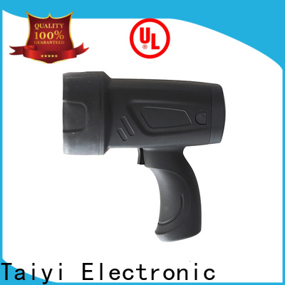 Taiyi Electronic operated brightest portable spotlight manufacturer for search