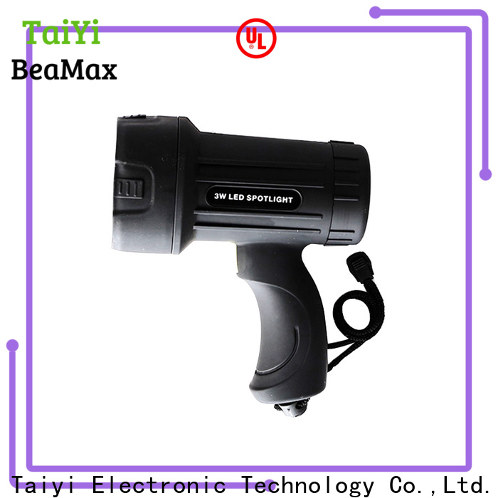 Taiyi Electronic outdoor brightest rechargeable spotlight wholesale for vehicle breakdowns