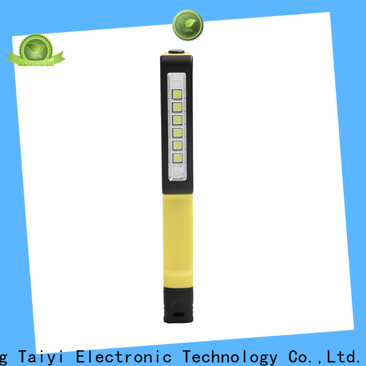 Taiyi Electronic stable rechargeable magnetic work light supplier for roadside repairs