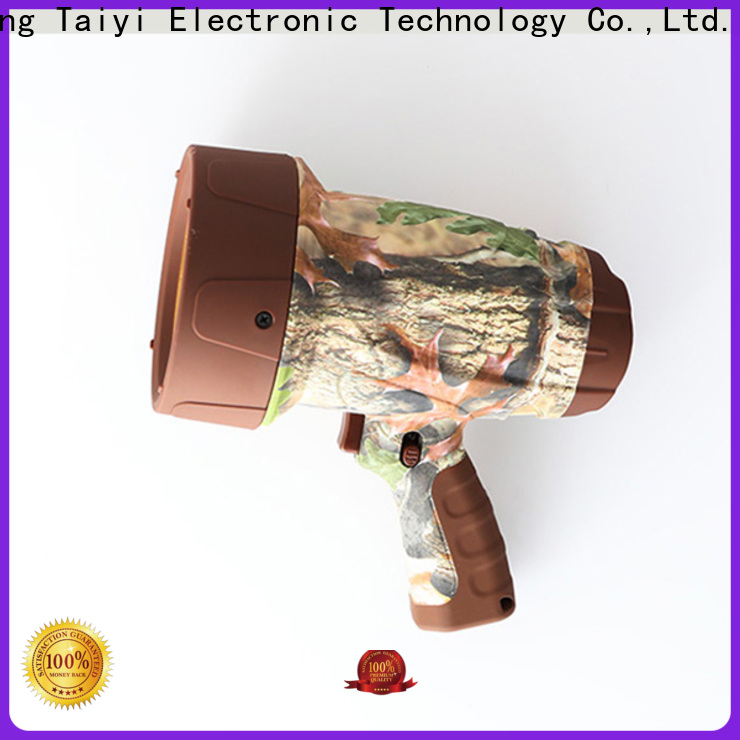 Taiyi Electronic handheld brightest rechargeable spotlight manufacturer for vehicle breakdowns