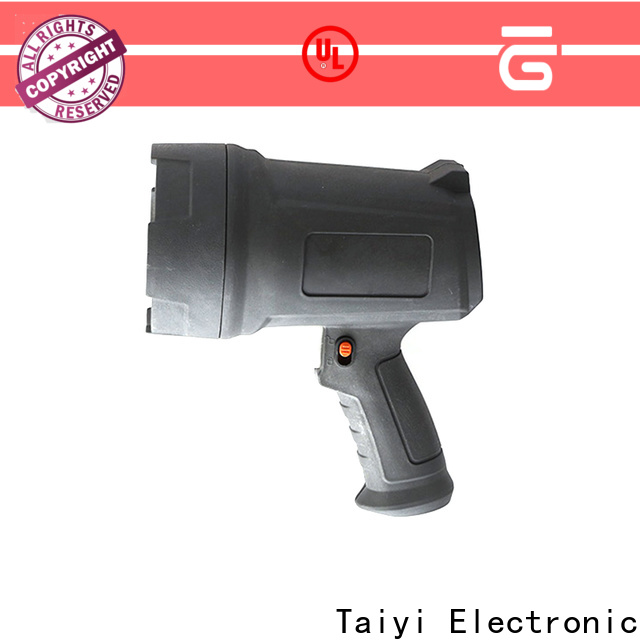 Taiyi Electronic operated highest lumen handheld spotlight manufacturer for security