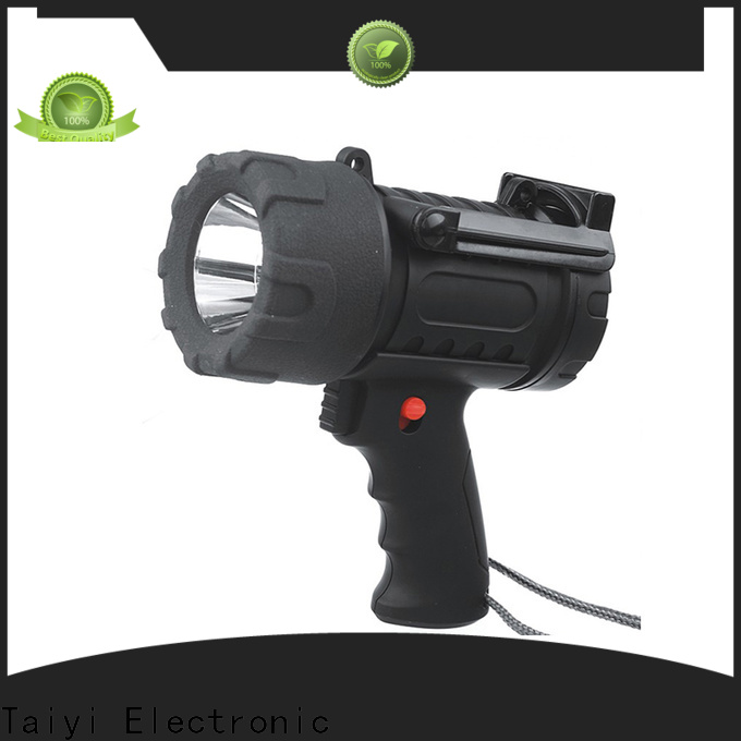 Taiyi Electronic durable waterproof rechargeable spotlight manufacturer for vehicle breakdowns