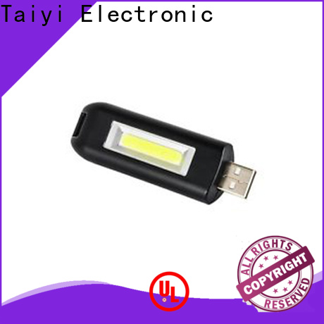 Taiyi Electronic mini flashlight keychain with logo manufacturer for multi-purpose work light