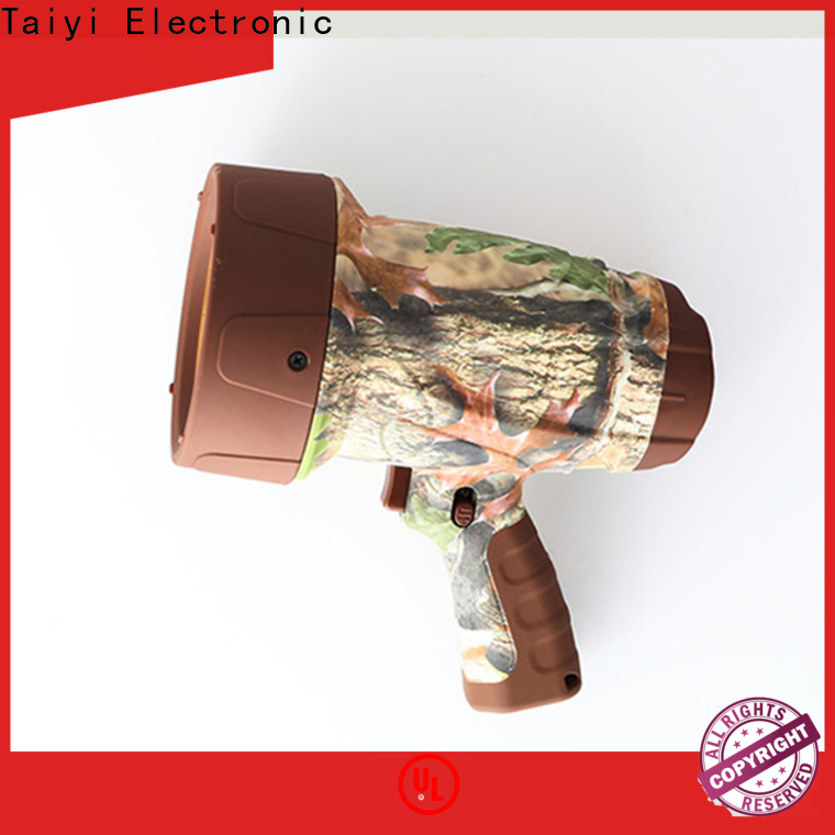 Taiyi Electronic professional handheld spotlight wholesale for camping