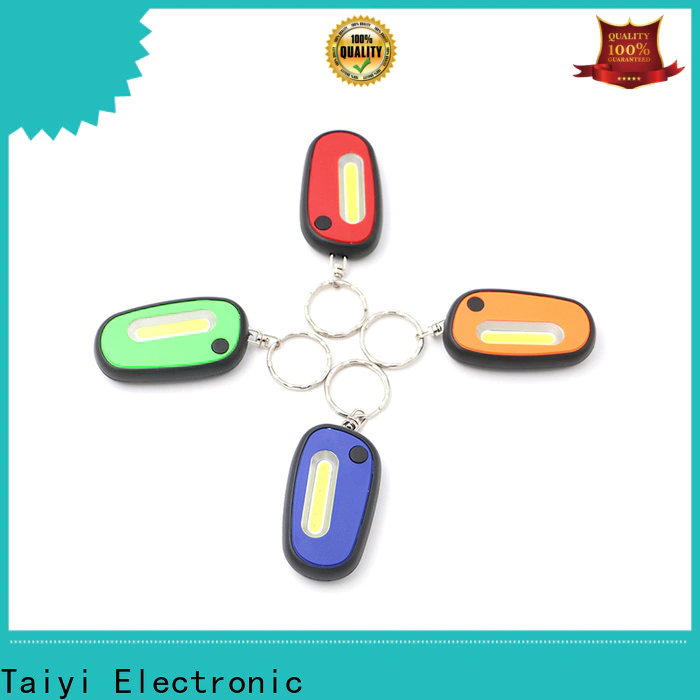 Taiyi Electronic colorful keychain flashlight series for roadside repairs