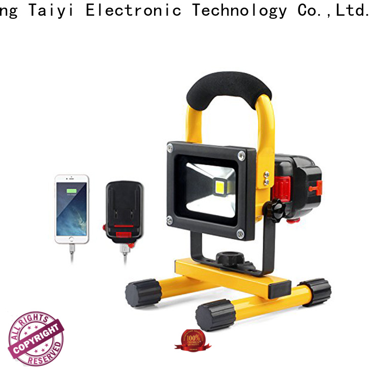 Taiyi Electronic rechargeable handheld work light wholesale for roadside repairs