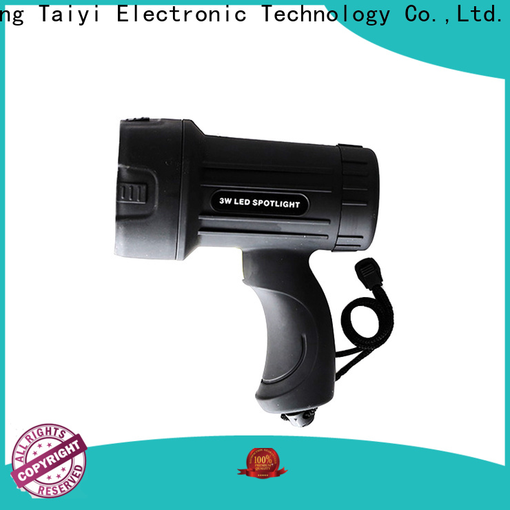 Taiyi Electronic operated most powerful handheld spotlight series for sports