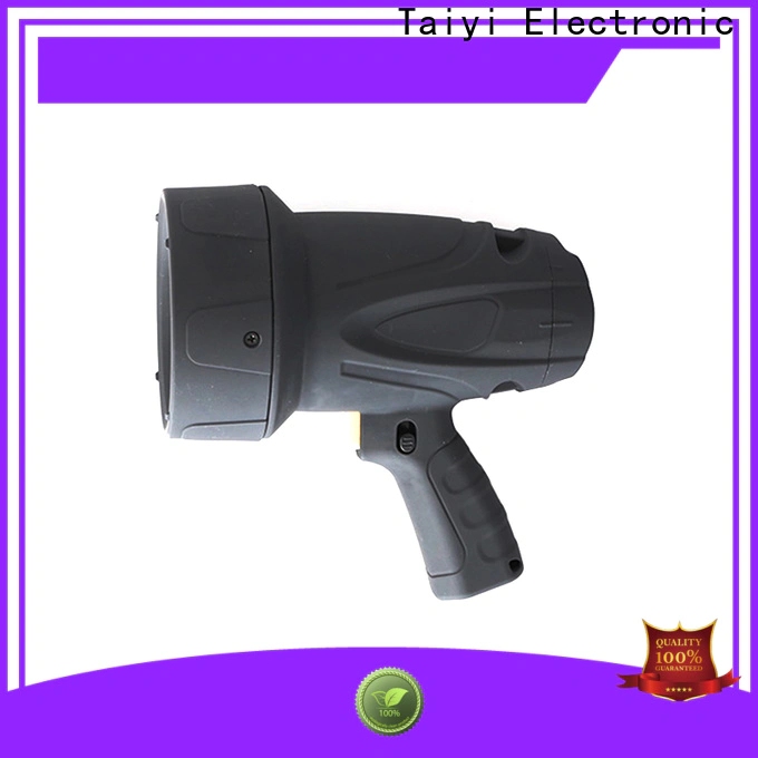 Taiyi Electronic high quality led handheld spotlight 12v supplier for camping