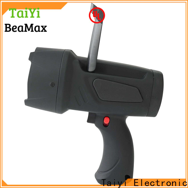 Taiyi Electronic portable led handheld spotlight 12v supplier for security