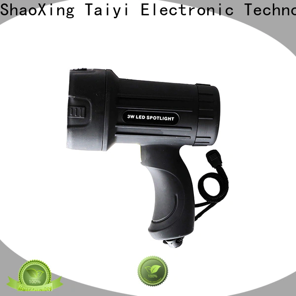 Taiyi Electronic operated portable spotlight with stand series for search