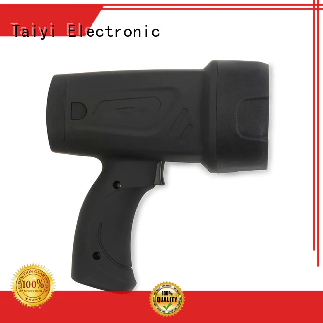 Taiyi Electronic handheld rechargeable spotlight wholesale for security