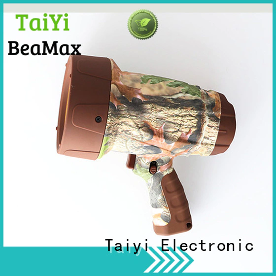 Taiyi Electronic rechargeable best portable spotlight wholesale for vehicle breakdowns