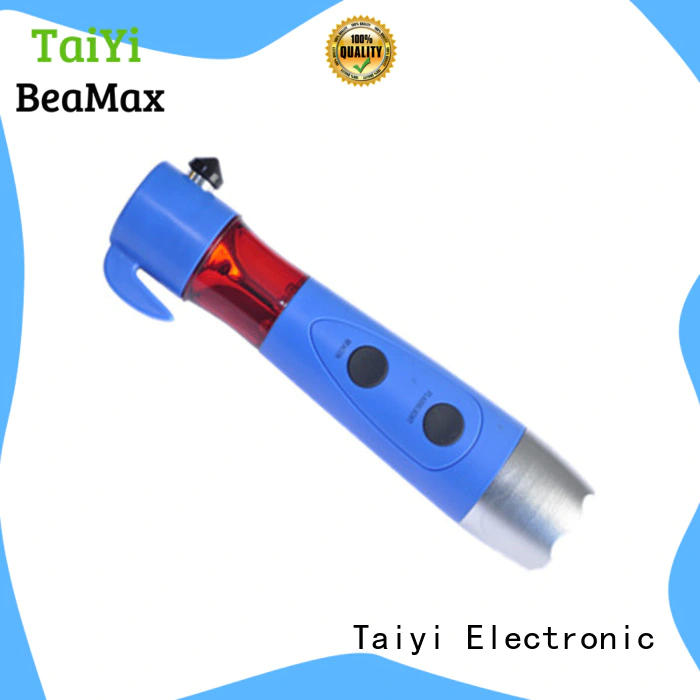 Taiyi Electronic hammer best rechargeable flashlight wholesale for roadside repairs